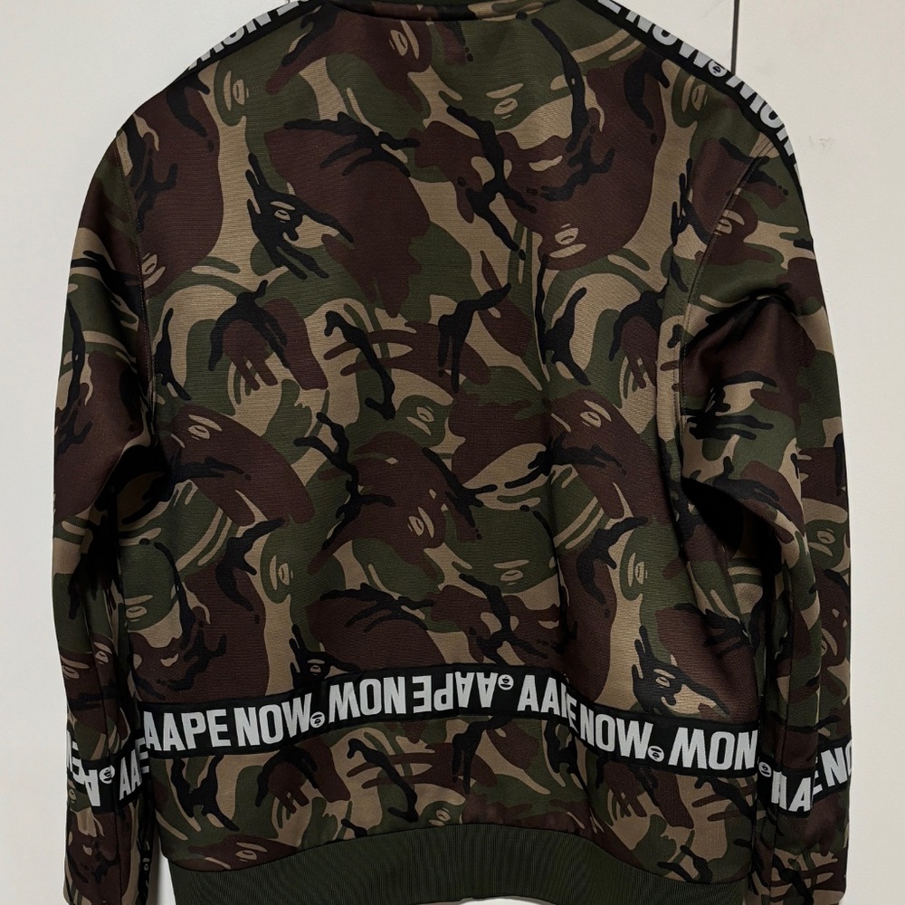 AAPE Now  by A Bathing Ape Camo Bomber Jacket - Medium - Picture 5 of 15